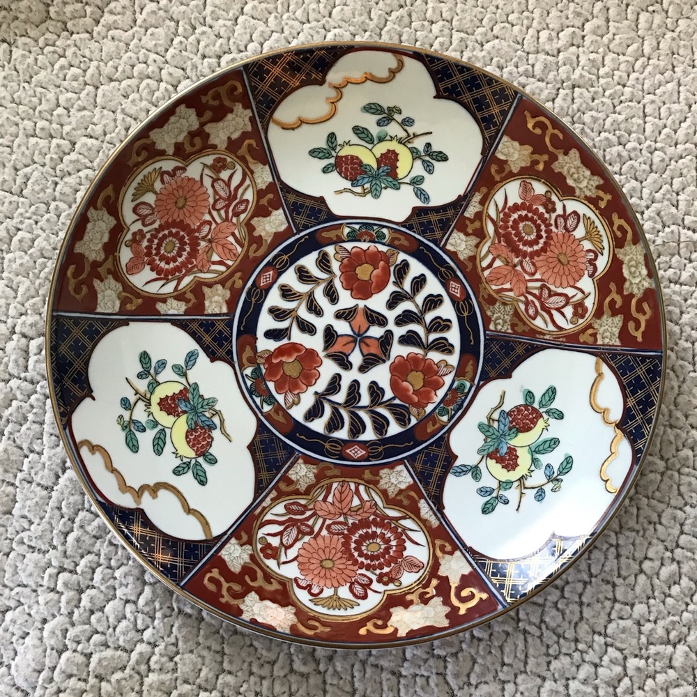 Antique Arita Handcrafted Japanese Plate